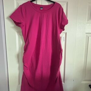 Old Navy Bright Pink Maternity Dress
